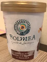 Gelato cioccolato, nocciola e granella di nocciole