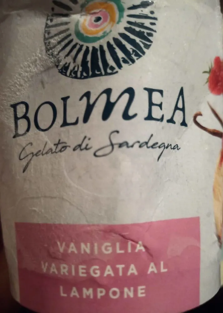 Gelato di Sardegna - Vaniglia variegata al lampone