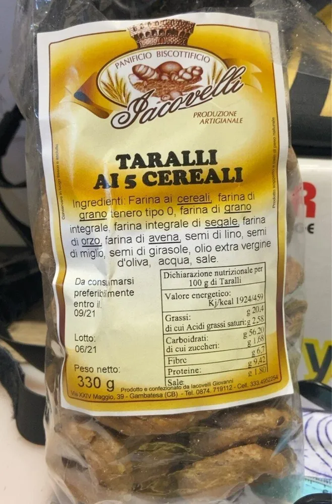 Taralli ai 5 cereali