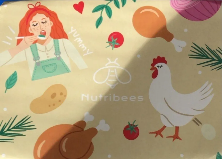 Pollo timo e curcuma con cime di rapa
