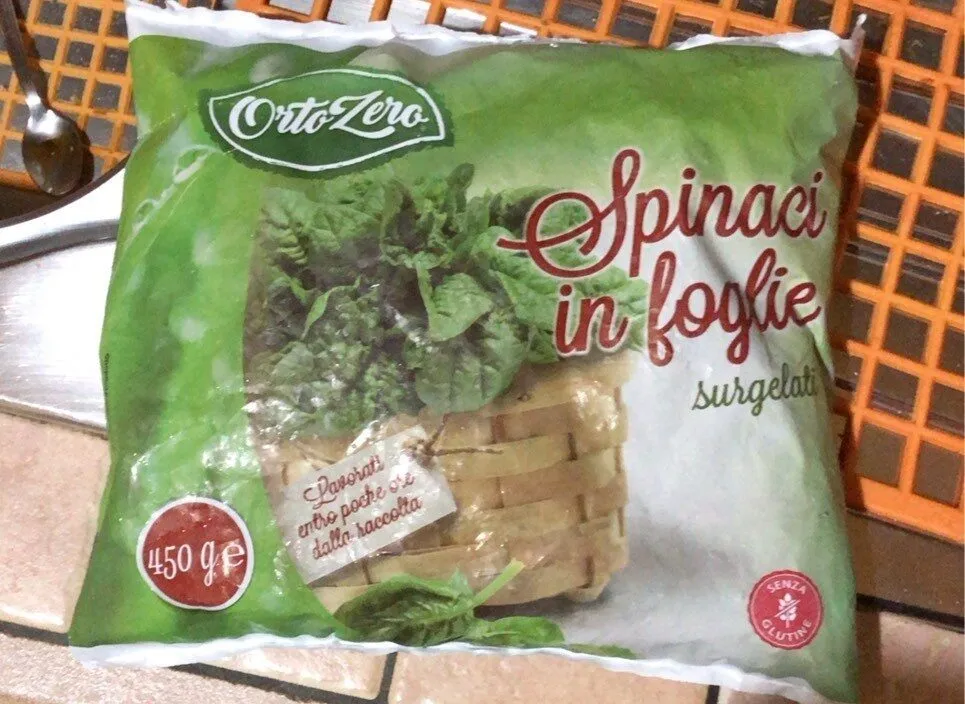 Spinaci in foglie surgelati
