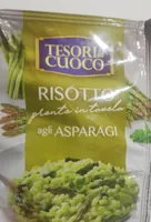 Risotto pronto in tavola agli spinaci