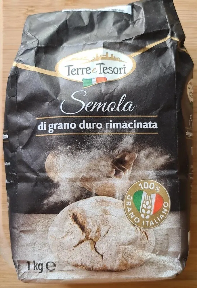 Semola di grano duro rimacinata