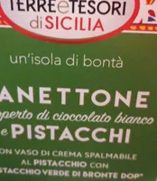Panettone cioccolato bianco e pistacchi