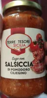 Sugo con salsiccia di pomodoro ciliegino