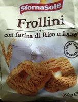 Frollini con farina di riso e latte