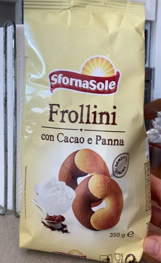 frollini con cacao e panna