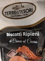 Biscotti ripieni di crema al cacao