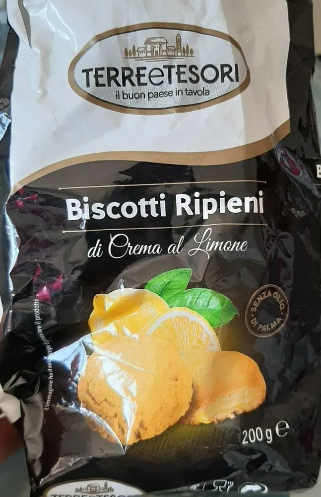 Biscotti ripieni crema di limone