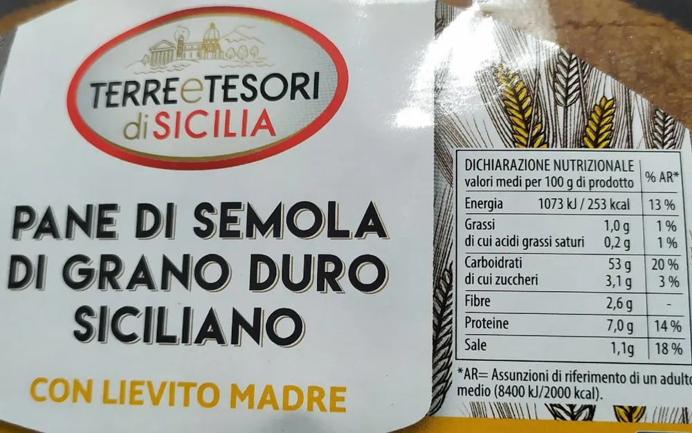Pane di semola di grano duro