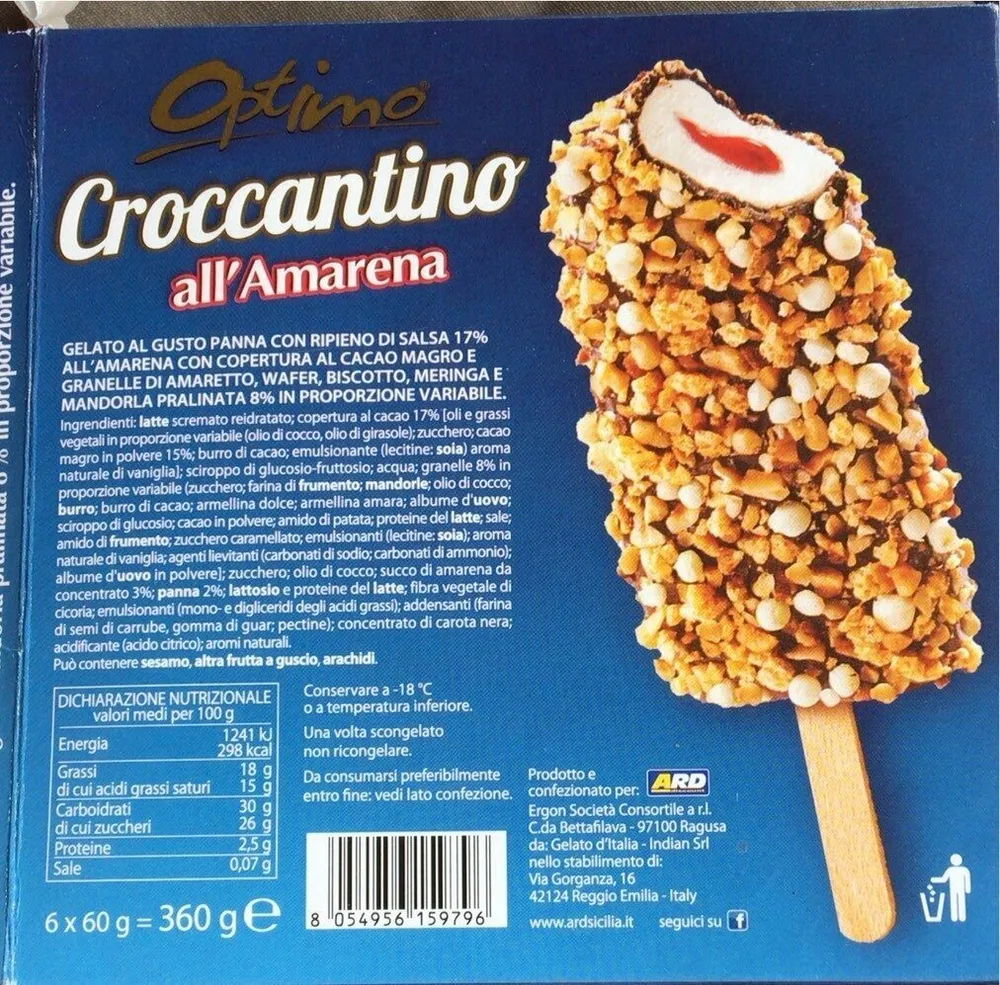 Croccantino all’amarena