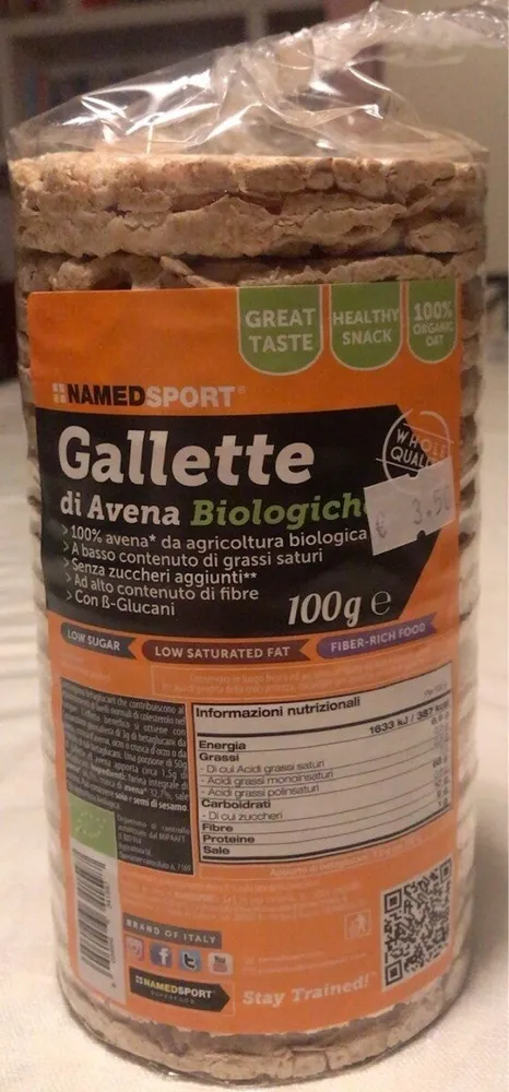 Gallette di avena biologiche
