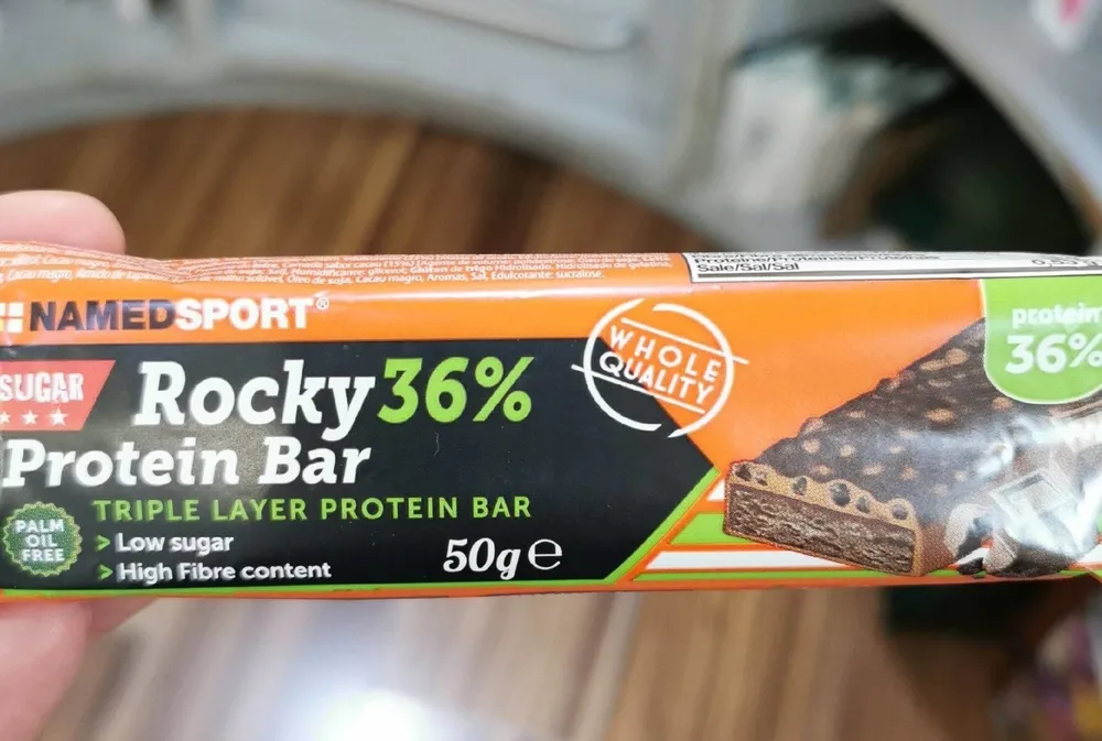 Rocky 36% protein bar