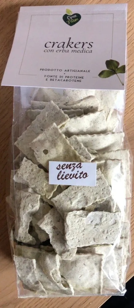Crakers con erba medica