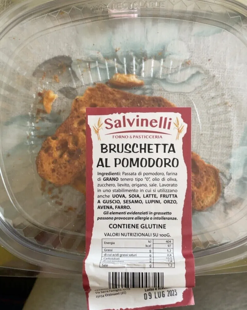 Bruschetta sl pomodoro
