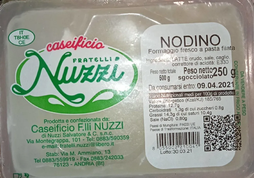 NODINO formaggio fresco a pasta filata