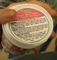 Dessert glacé fraise