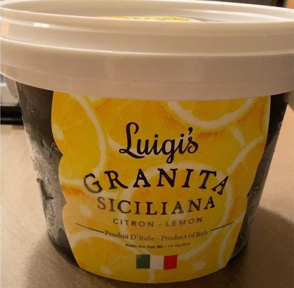 Sicillian granita