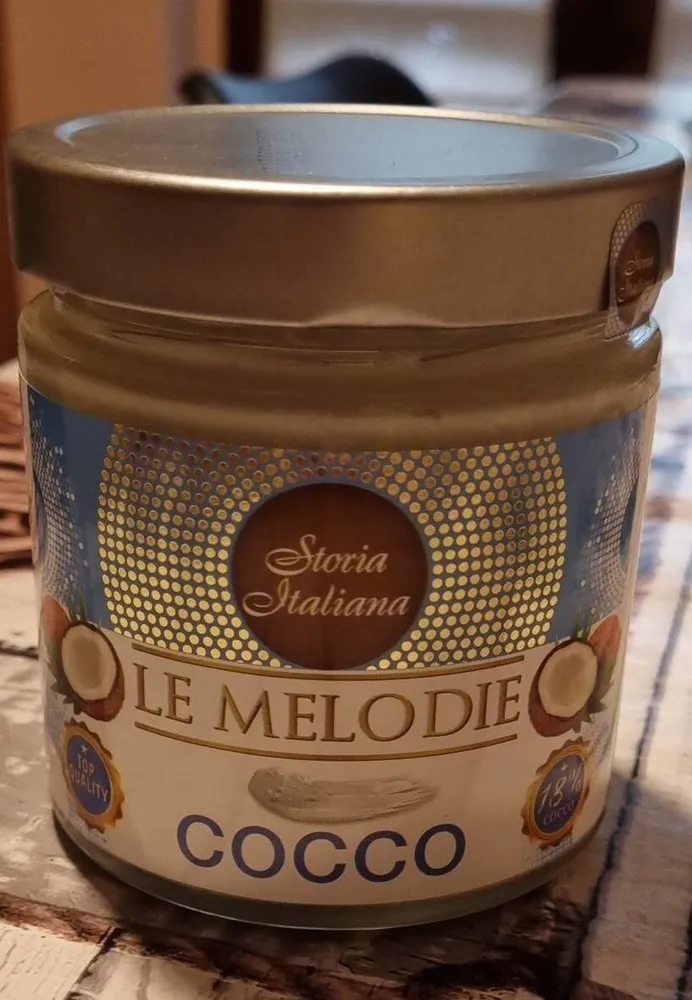 Crema spalmabile al cocco