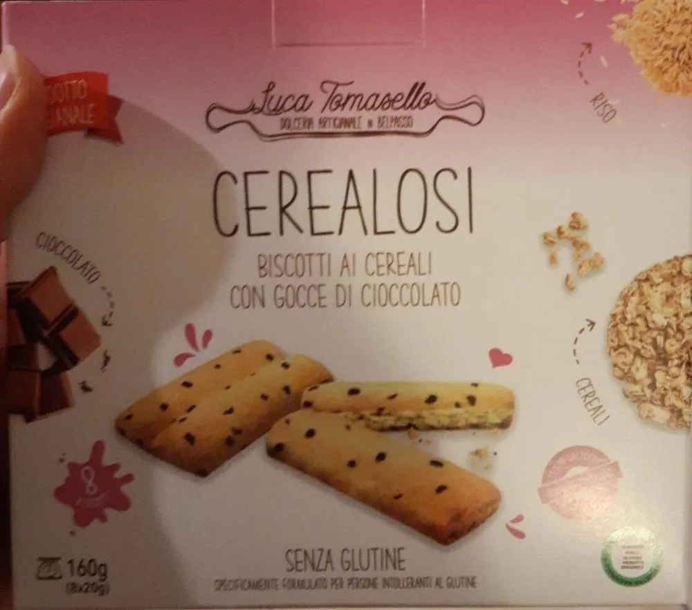 CEREALOSI BISCOTTI AI CEREALI CON GOCCE DI CIOCCOLATO