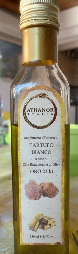 Olio extravergine di oliva all’ aroma di Tartufo Bianco