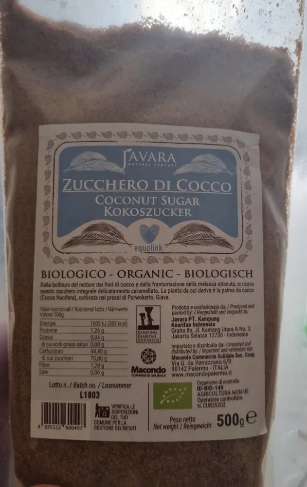 Zucchero di cocco