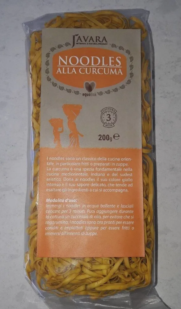Noodles alla curcuma