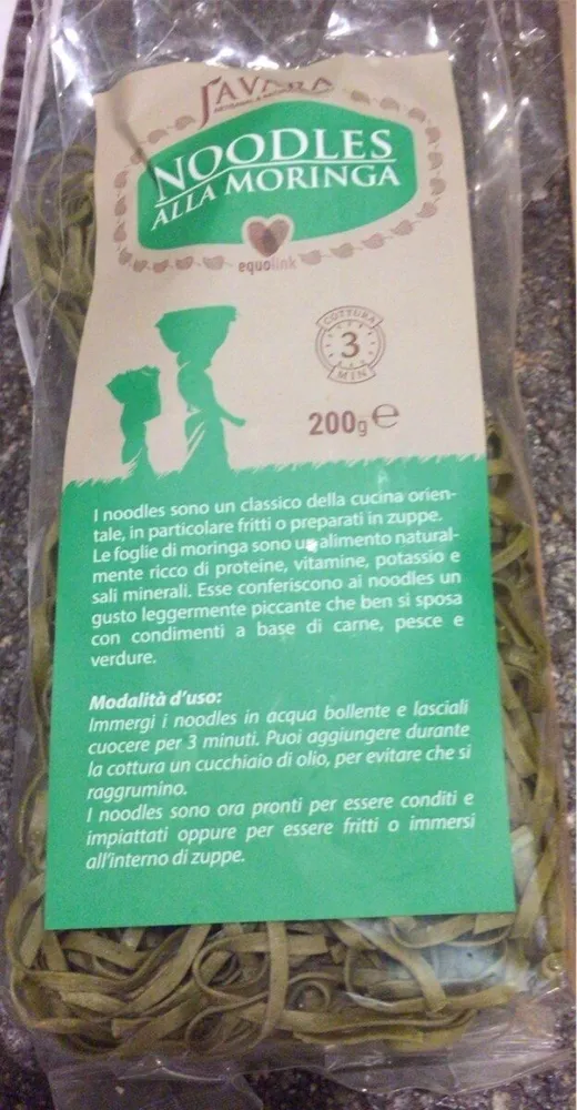 Noodles alla moringa
