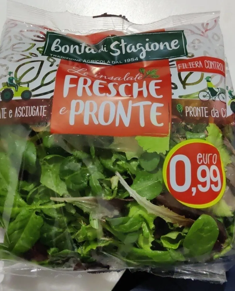 Misticanza le insalate fresche e pronte