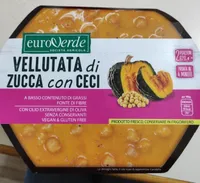 Vellutata di zucca con ceci