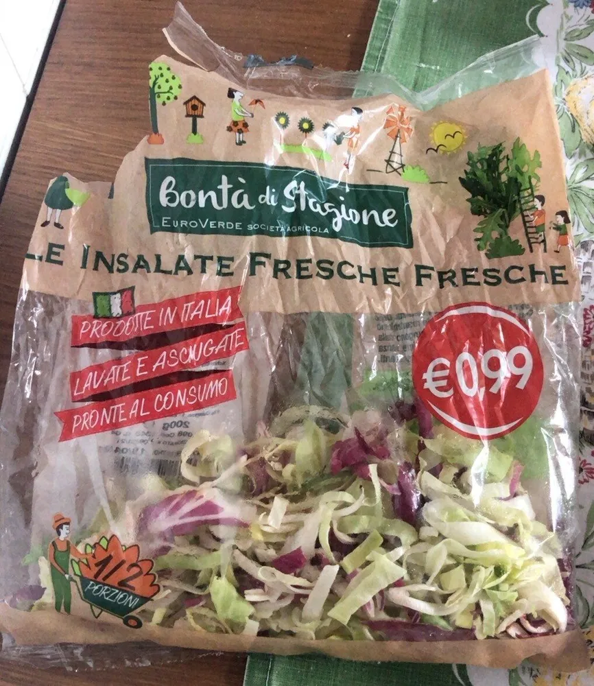 Le insalate fresche fresche