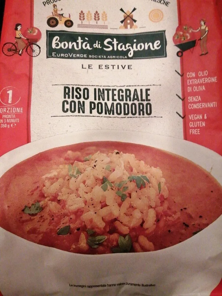 Riso integrale con pomodoro