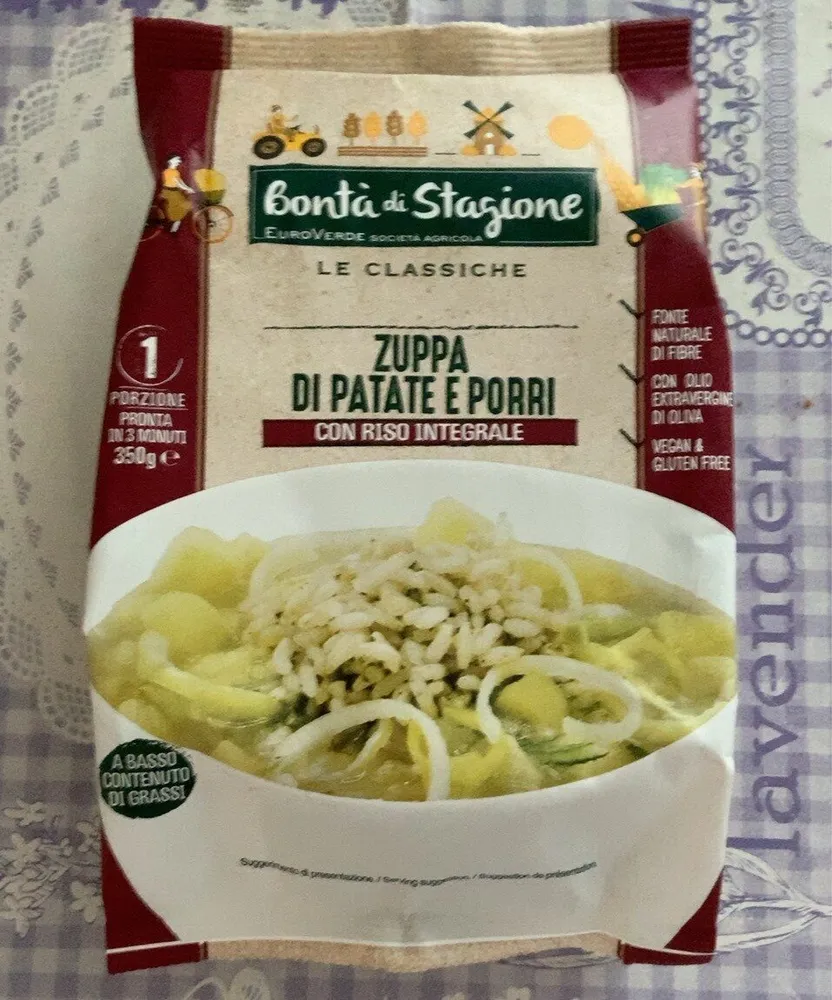 Zuppa di patate e porri