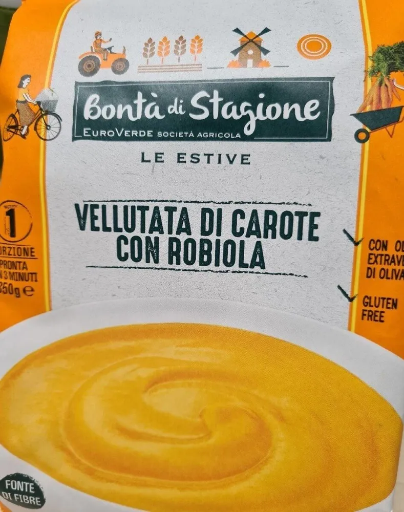 Vellutata Di Carote con Robiola