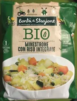 Minestrone con riso integrale