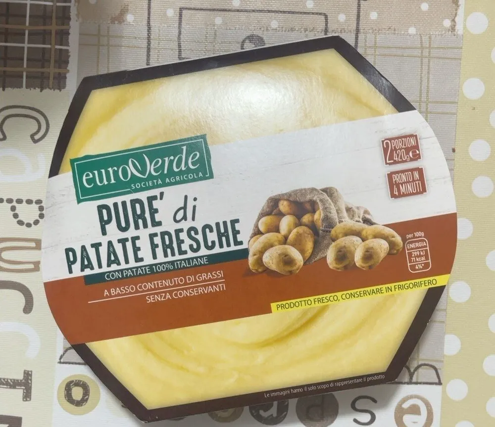 Purè di patate fresche