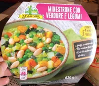 Minestrone con verdure e legumi