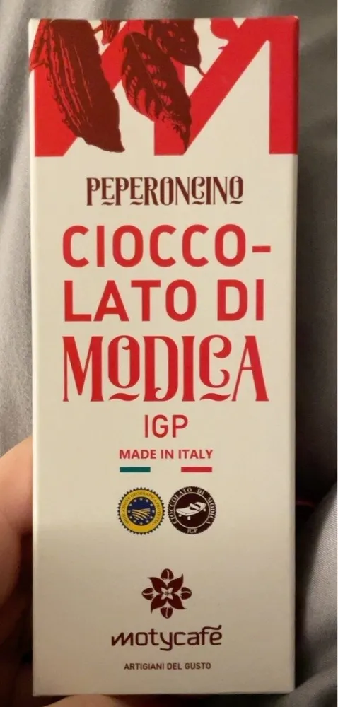 Cioccolato di modica al peperoncino