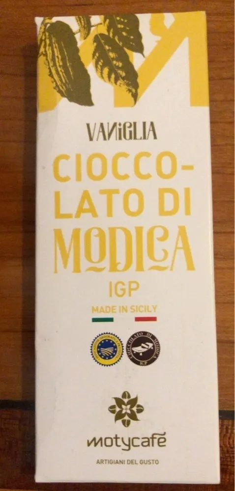 Cioccolato di Modica igp alla vaniglia