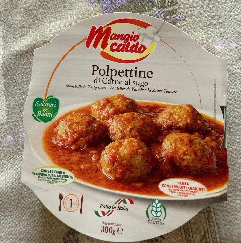 Polpettine di carne al sugo