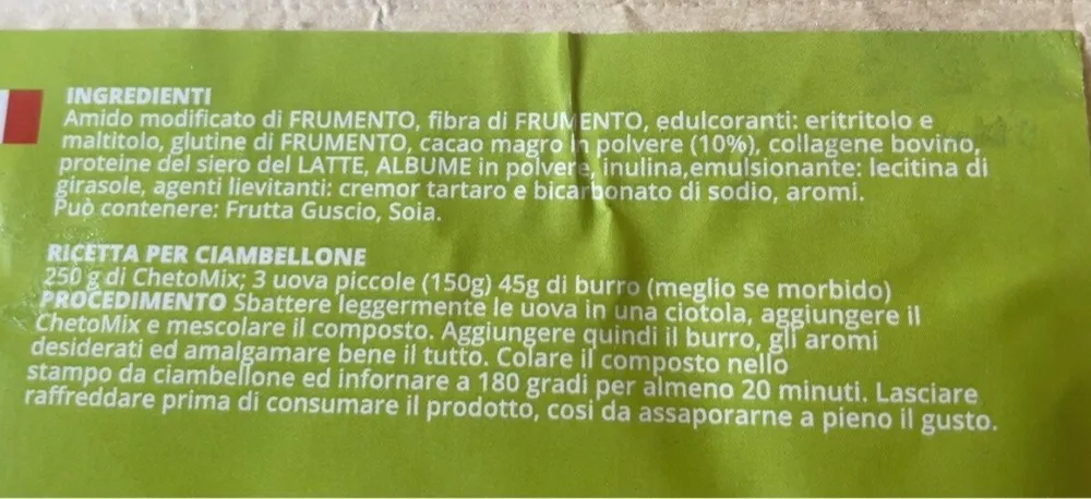Chetomix per ciambellone