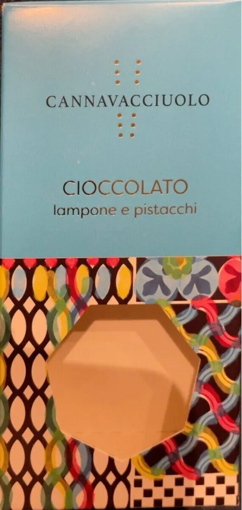 Cioccolato lampone e pistacchi