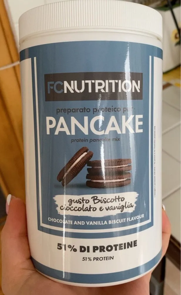 Pancake gusto biscotto cioccolato e vaniglia