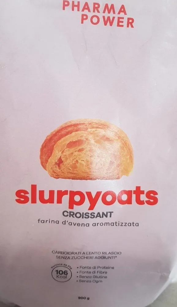 Slurpyoats croissant farina d'avena aromatizzata