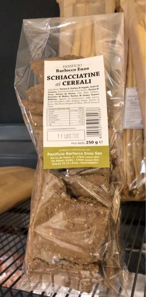 Schiacciatine ai cereali