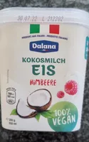 Kokosmilcheis Himbeere