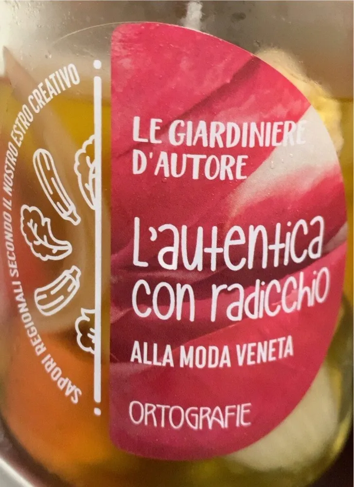 L’autentica con radicchio