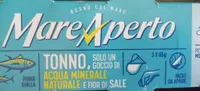Tonno, acqua minerale naturale e fior di sale