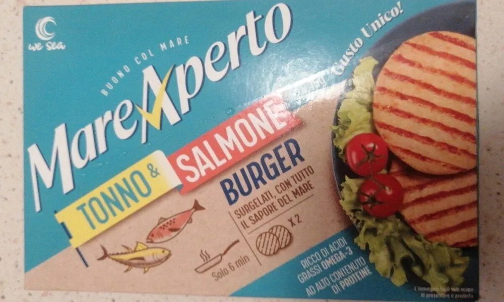 Burger tonno e salmone