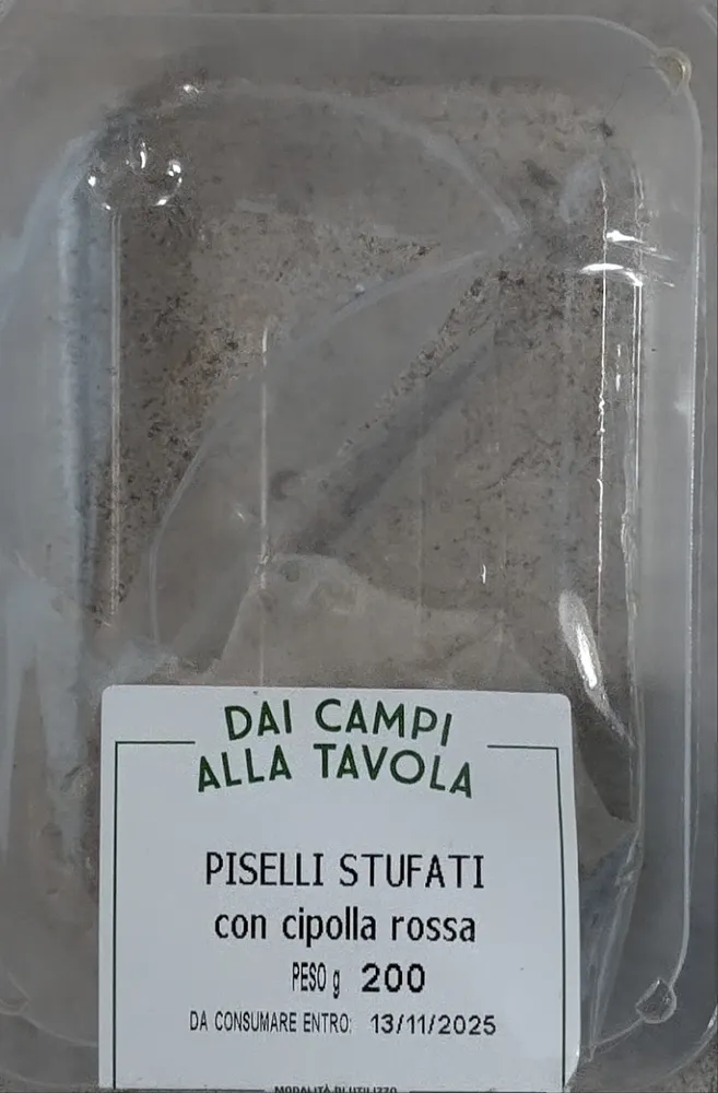 Piselli stufati con cipolla